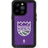 NBA Sacramento Kings Distressed iPhone 15 Pro Waterproof Case